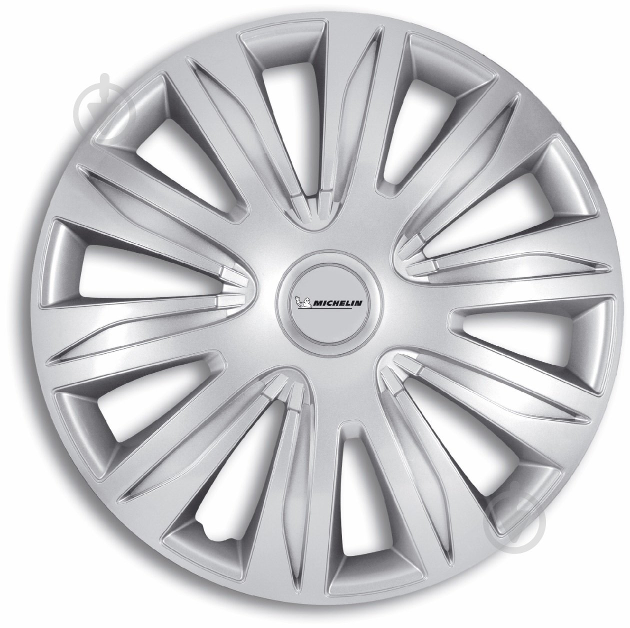 Ковпак для коліс Michelin Nardo Silver 31166 R15 4 шт. срібний - фото 1