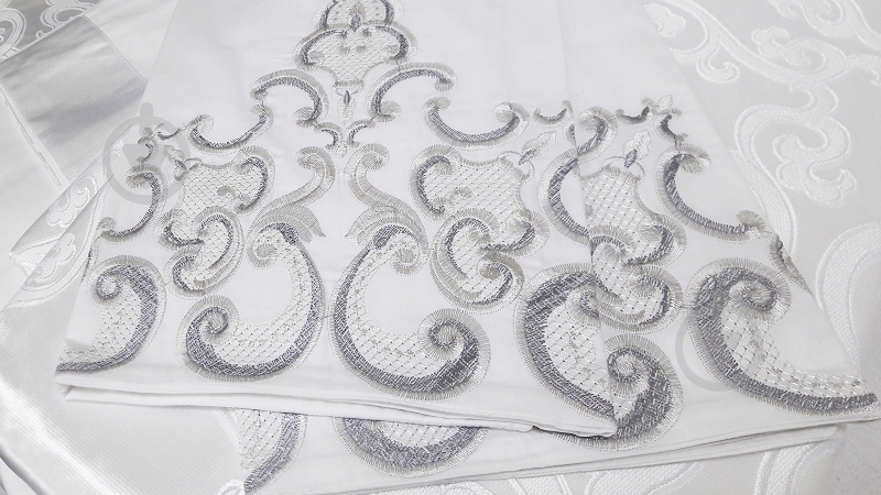 Комплект постельного белья семейный FSM 406 белый Word of Dream - фото 3 Комплект постельного белья семейный FSM 406 белый Word of Dream - фото 3