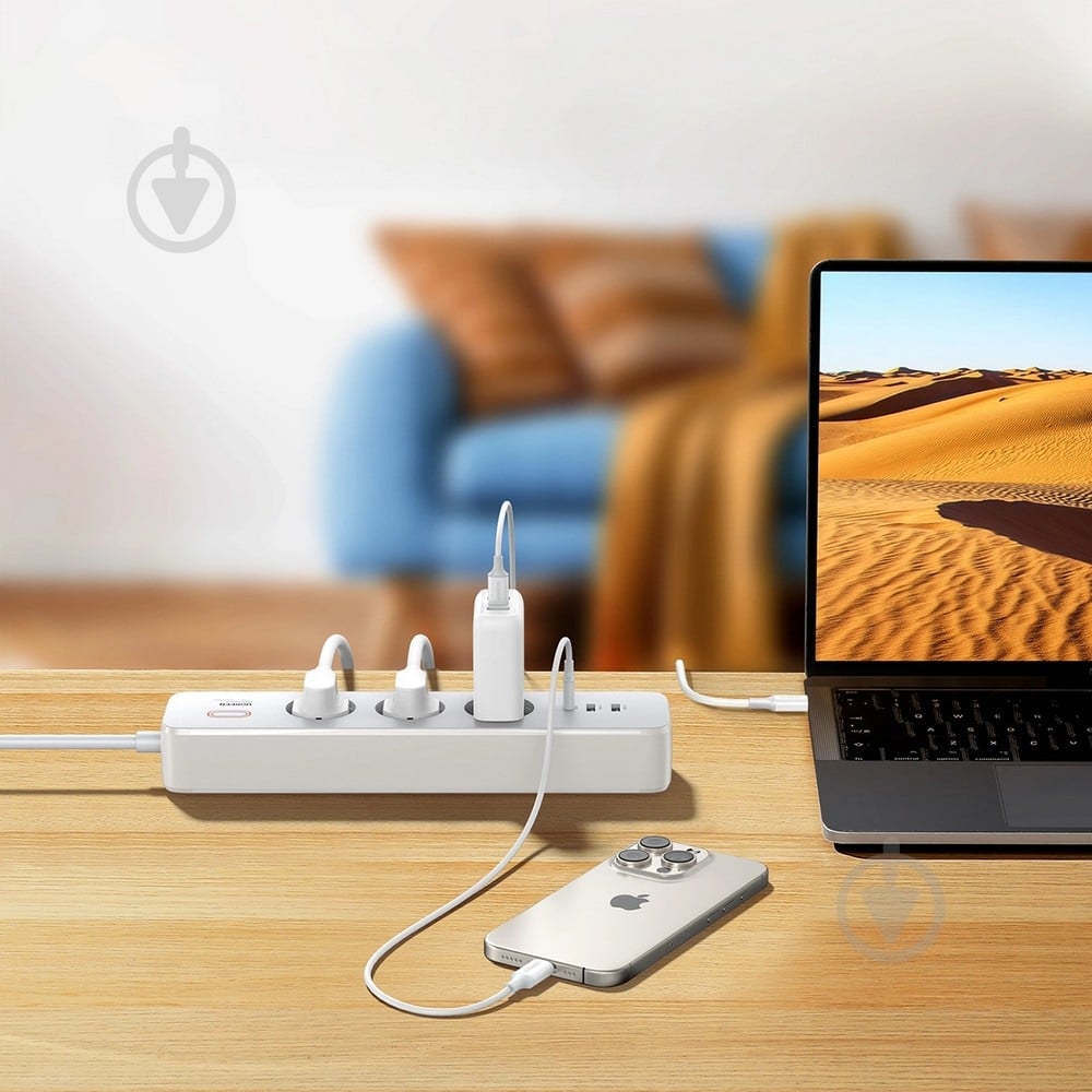 Сетевой фильтр UGREEN Power Strip with Master Switch - фото 2