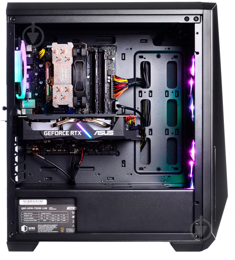 Компьютер персональный Artline Gaming X77 (X77v48Win) black - фото 7