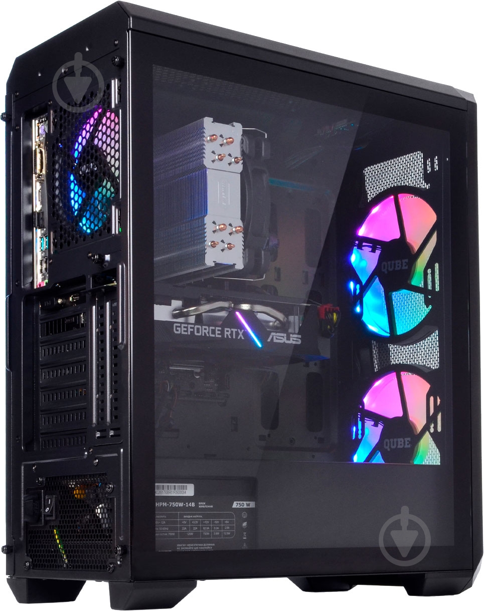 Компьютер персональный Artline Gaming X77 (X77v49) black - фото 4