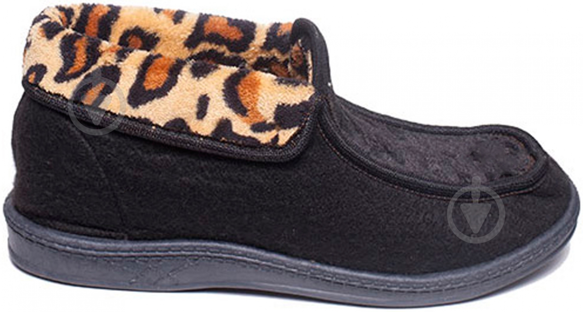 Бабуши 8P2 р.42 черный с элементами коричневого и желтого - фото 1