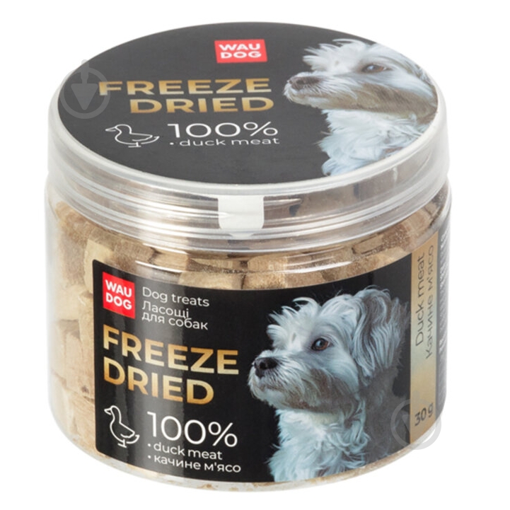 Ласощі Waudog Treats Качине м'ясо 30 г - фото 1 Ласощі Waudog Treats Качине м'ясо 30 г - фото 1