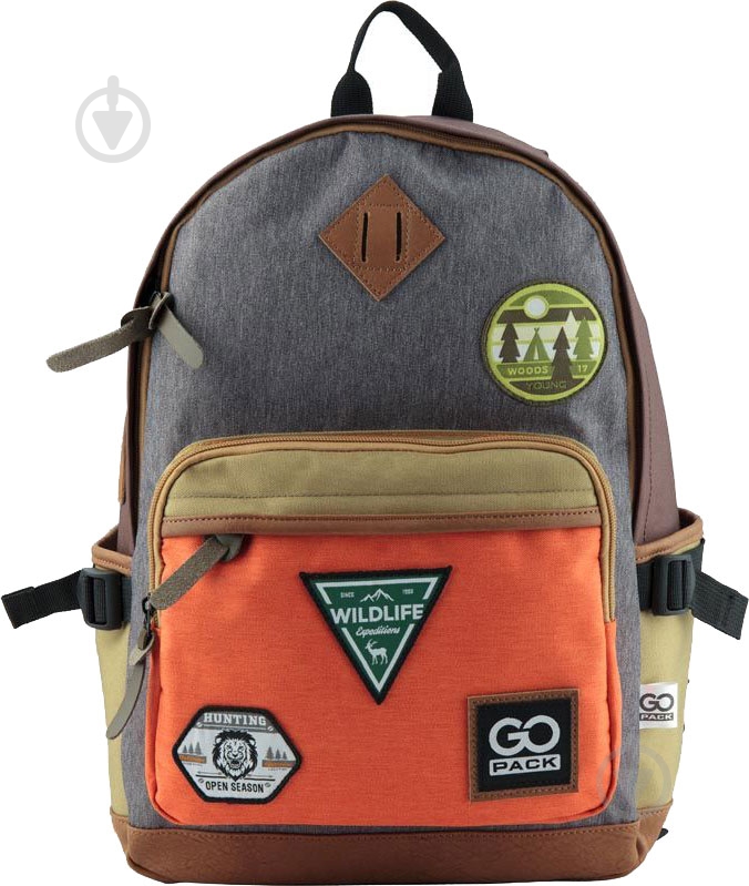 Рюкзак молодежный GoPack GO19-135L-2 - фото 1 Рюкзак молодежный GoPack GO19-135L-2 - фото 1