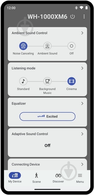 Наушники Sony WH-1000XM6 Over-ear black (WH1000XM6B.E) - фото 20