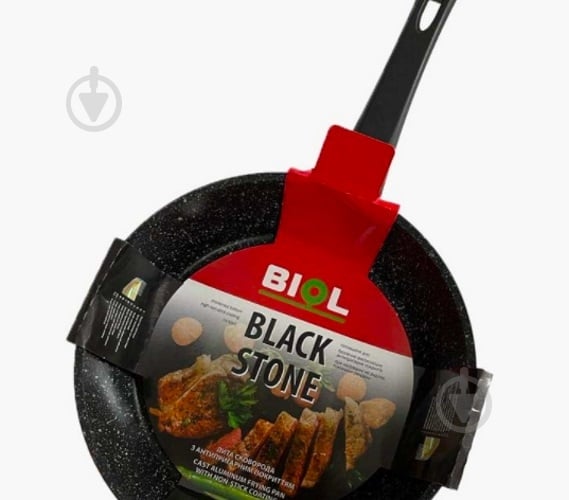 Сковорода Biol Black Stone 26 см 26078Р - фото 3
