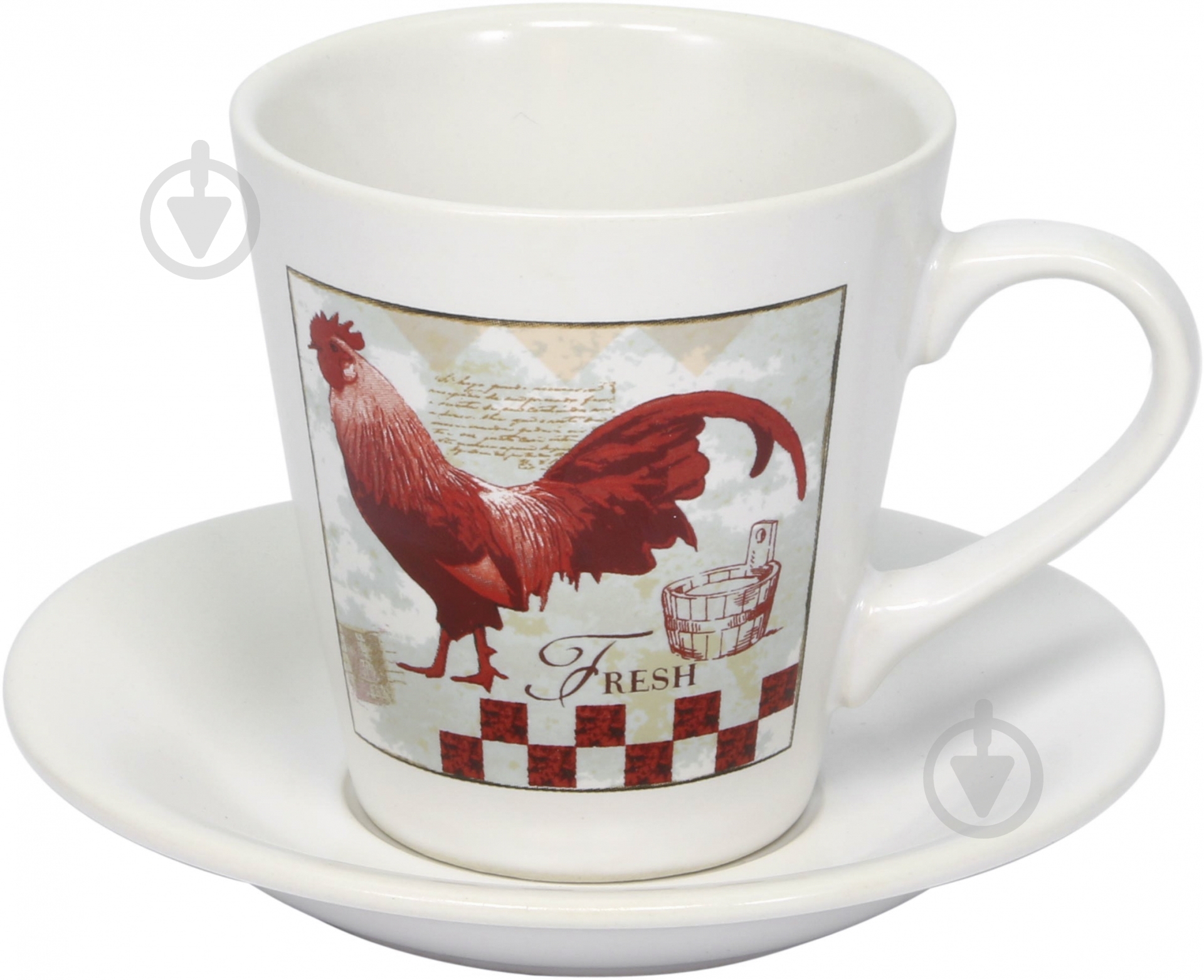 Чашка с блюдцем Krauff Village 150 мл 24-269-006 - фото 1