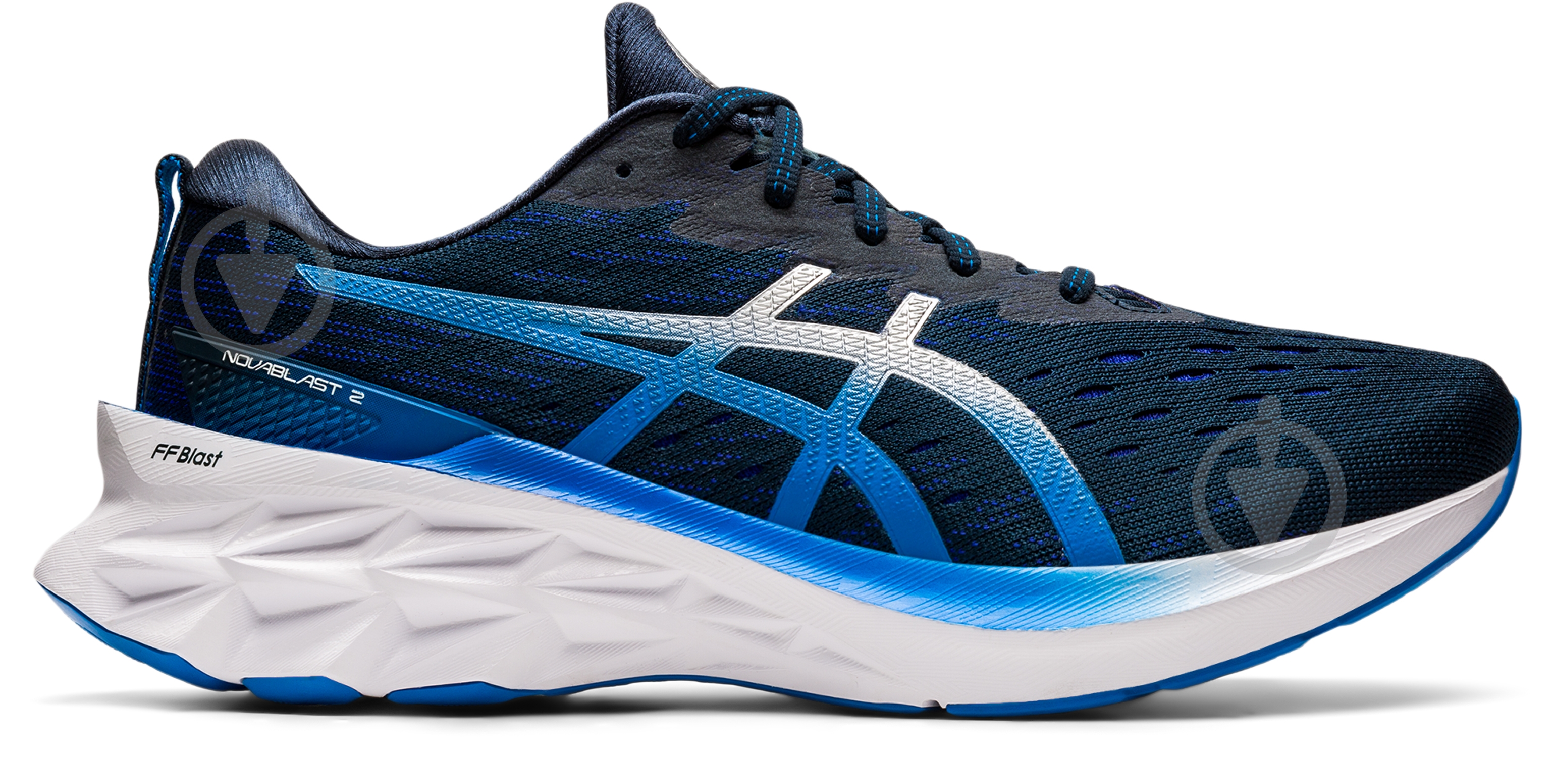 Кроссовки мужские летние Asics NOVABLAST 2 1011B192-401 р.45 синие - фото 1 Кроссовки мужские летние Asics NOVABLAST 2 1011B192-401 р.45 синие - фото 1
