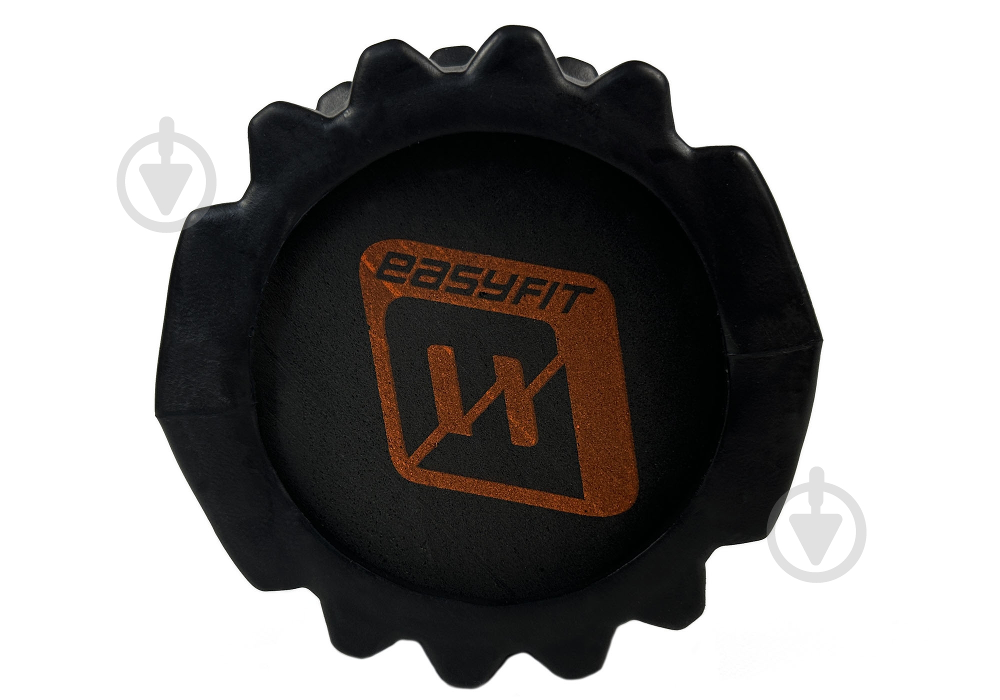 Масажний ролик EasyFit Solid roller 33 см чорний (vsref2050bk) - фото 2 Масажний ролик EasyFit Solid roller 33 см чорний (vsref2050bk) - фото 2