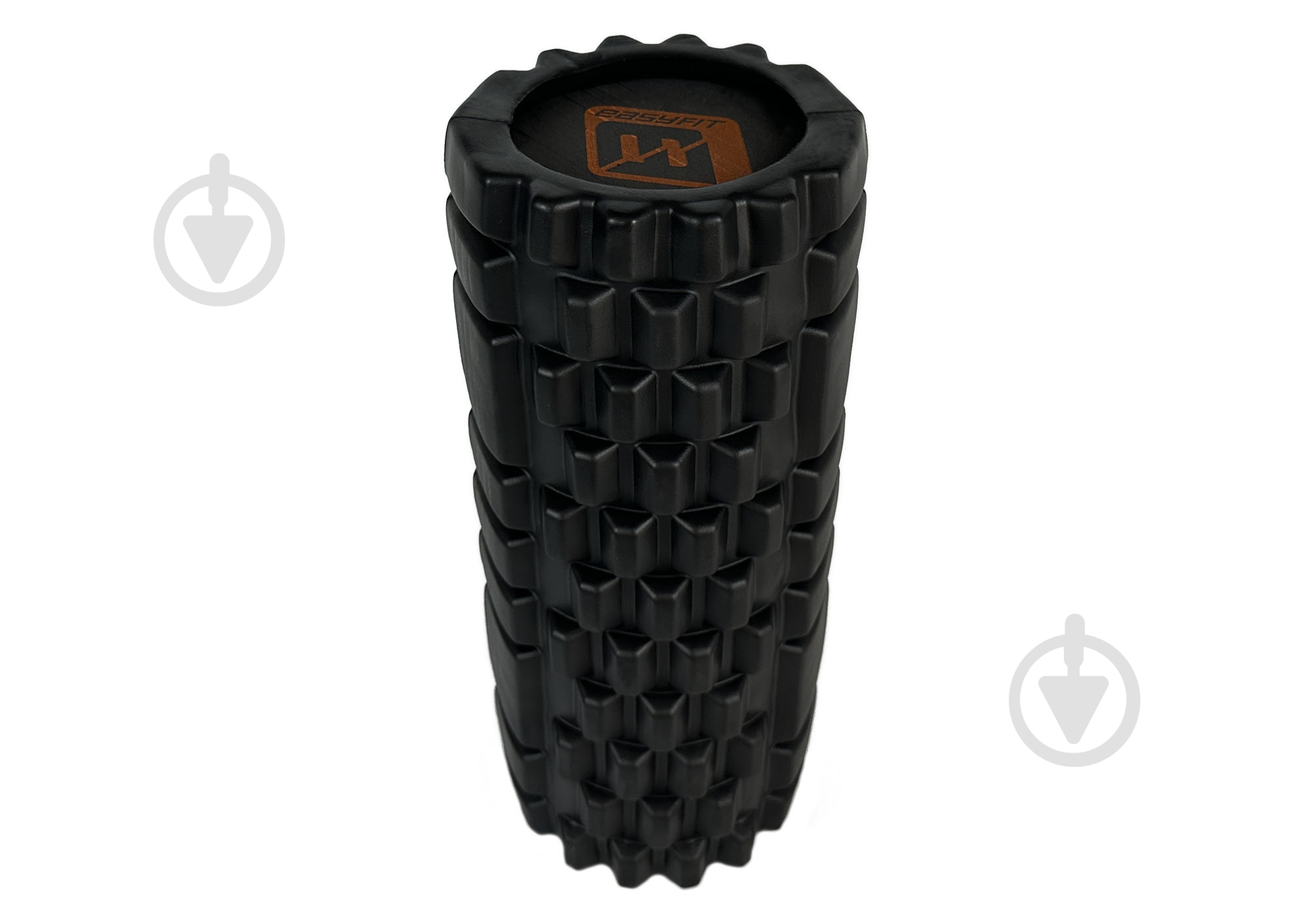 Масажний ролик EasyFit Solid roller 33 см чорний (vsref2050bk) - фото 3 Масажний ролик EasyFit Solid roller 33 см чорний (vsref2050bk) - фото 3