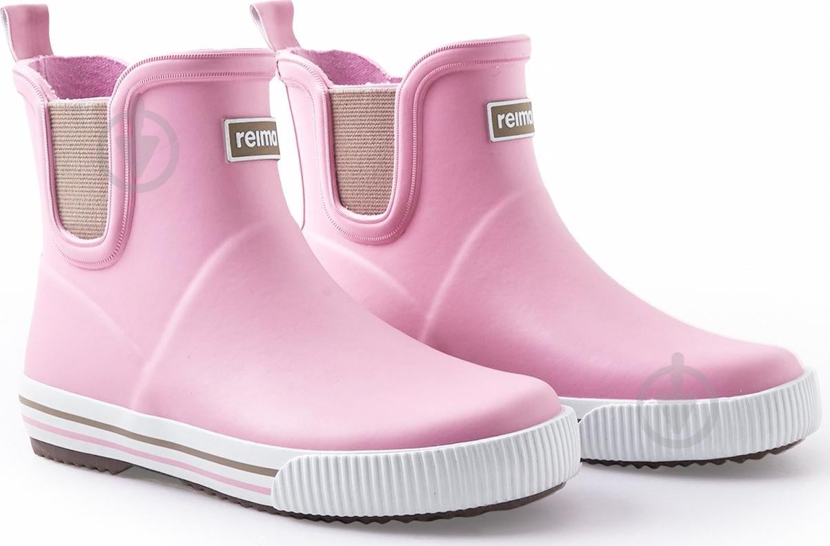 Сапоги резиновые для девочек Reima Ankles размер 28 pink - фото 1