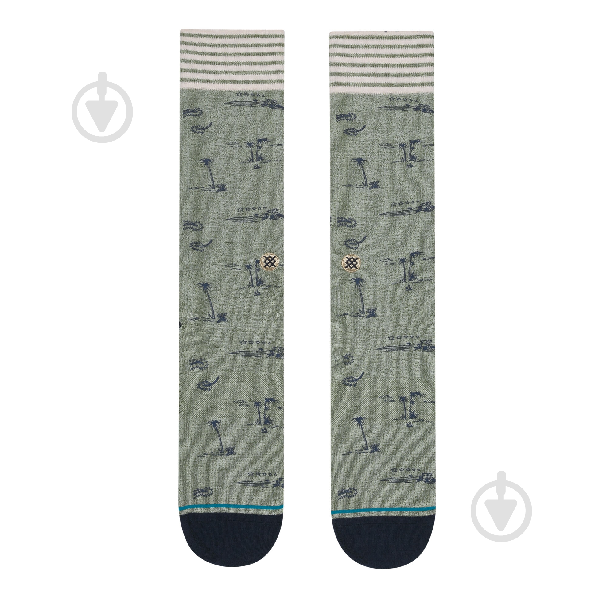 Носки Stance ARMY Crew A645A20ISL-ARMY р.L зеленый - фото 2