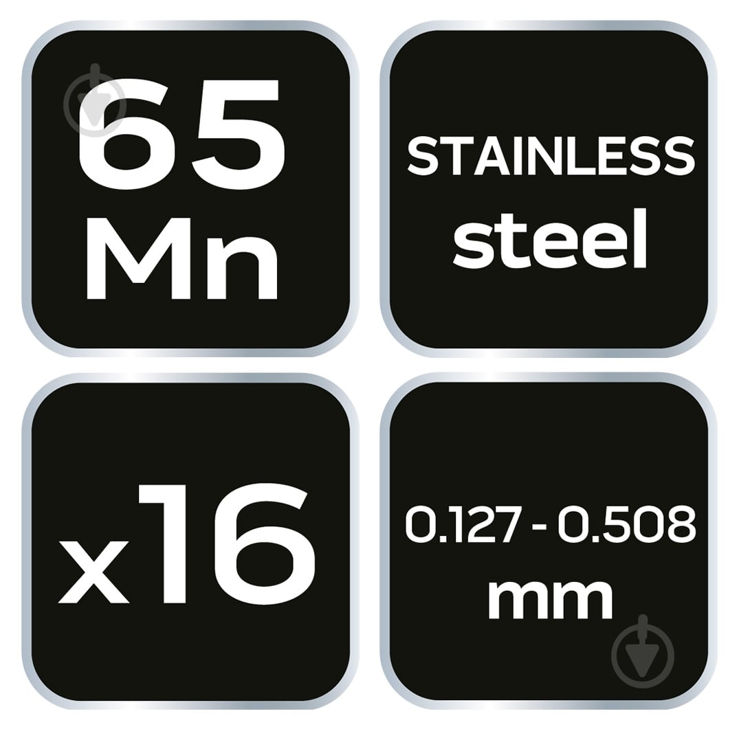 Набор щупов NEO tools 11-192 16 пластин - фото 7