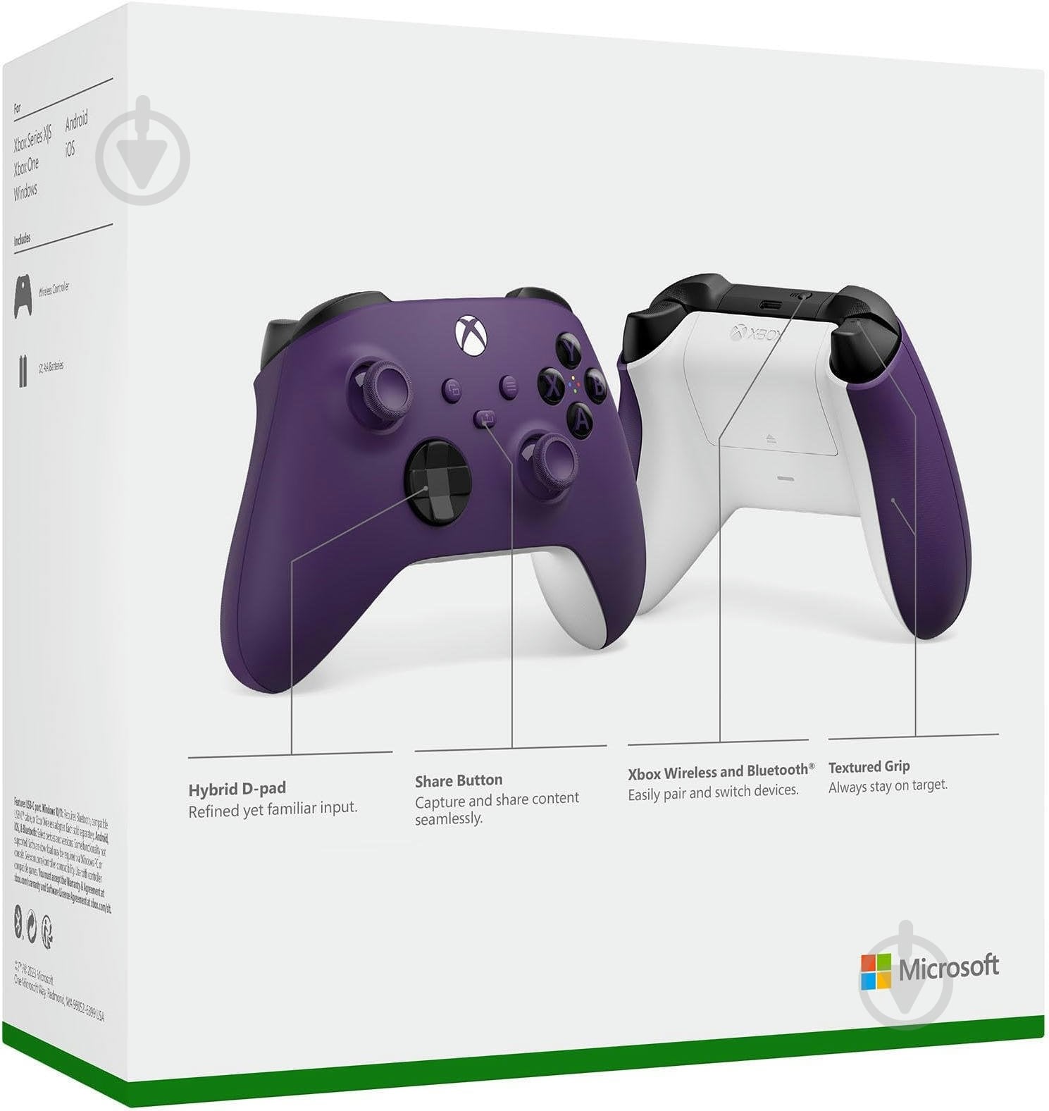 Геймпад беспроводной Microsoft Xbox Wireless Controller Astral Purple (QAU-00069) - фото 8