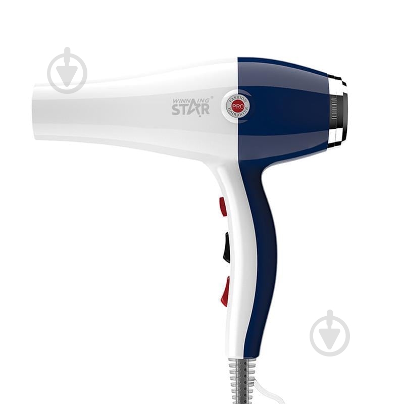 Фен Winningstar ST-5715 2000W White/Blue (31708359) - фото 3