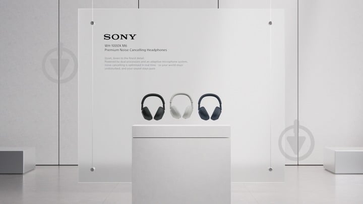 Наушники Sony WH-1000XM6 Over-ear blue (WH1000XM6L.E) - фото 10 Наушники Sony WH-1000XM6 Over-ear blue (WH1000XM6L.E) - фото 10