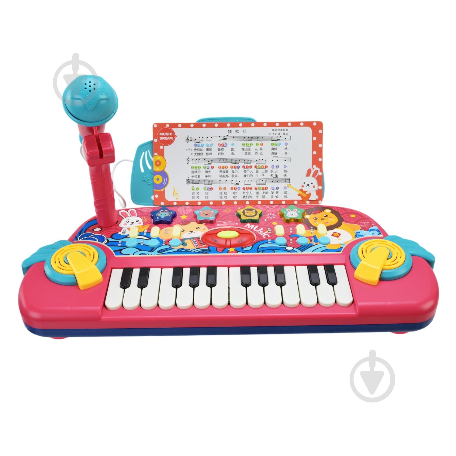 Музичний інструмент Shantou + мікрофон 808-16B - фото 2