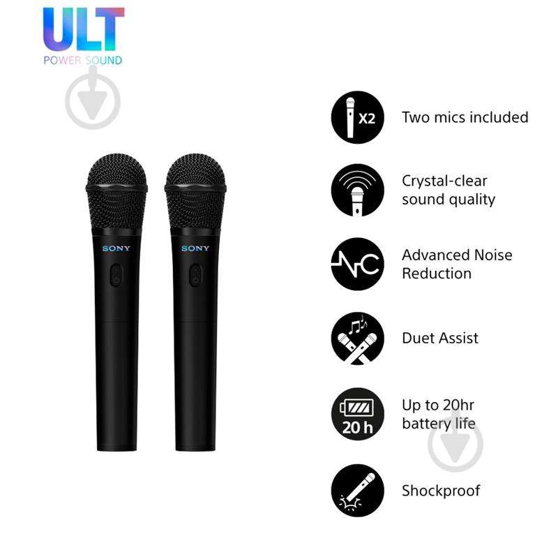 Микрофон Sony Ult Power Sound Wireless (UOULTMIC1.E) - фото 11