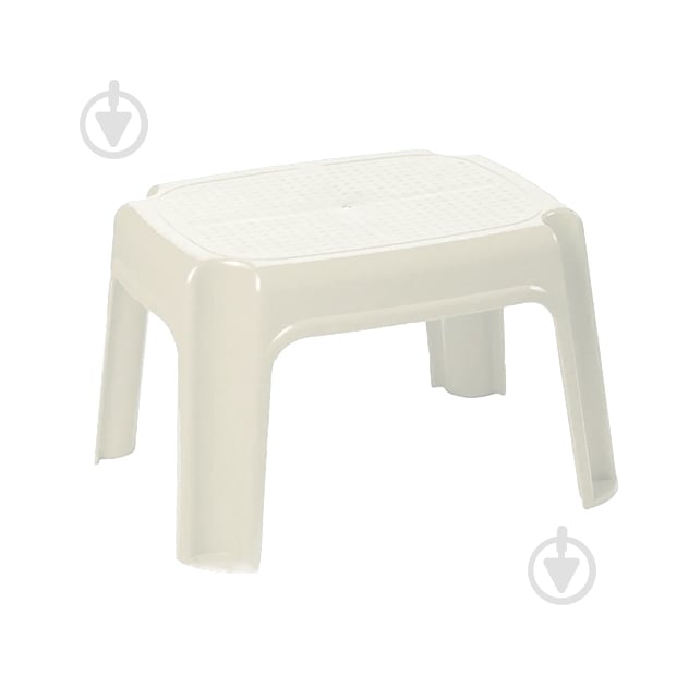 Табурет пластиковый сверхпрочный белый - фото 3 Табурет пластиковый сверхпрочный белый - фото 3