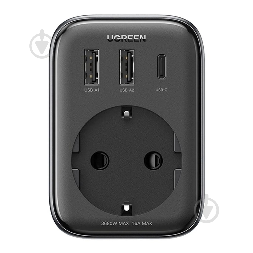 Сетевой фильтр UGREEN CD314 30W Outlet Extender EU (2A1C) Space Grey (90613) - фото 1 Сетевой фильтр UGREEN CD314 30W Outlet Extender EU (2A1C) Space Grey (90613) - фото 1