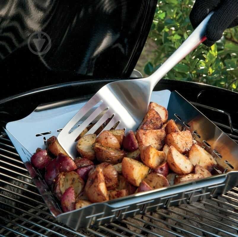 Противень для гриля Weber глубокий 6434 - фото 3 Противень для гриля Weber глубокий 6434 - фото 3