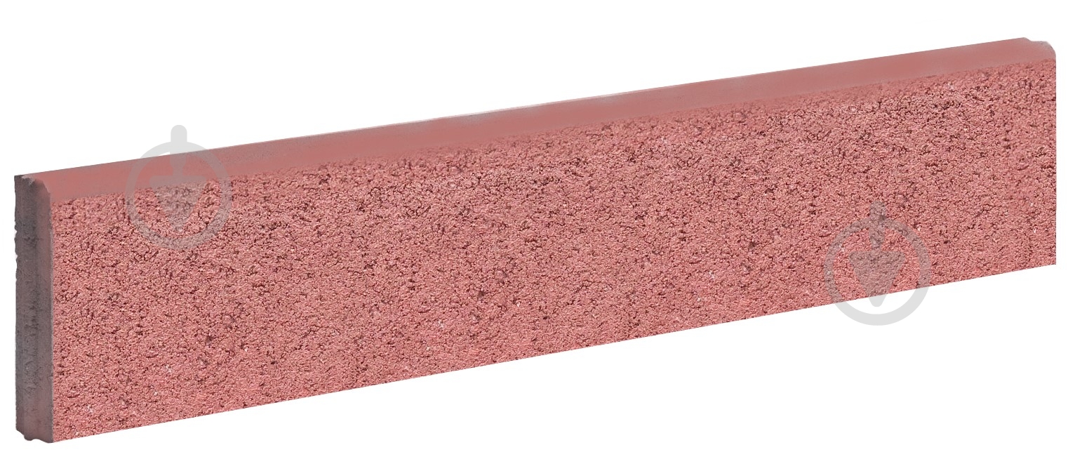 Бордюр 60x1000x200 мм красный Моноліт-Брук - фото 1