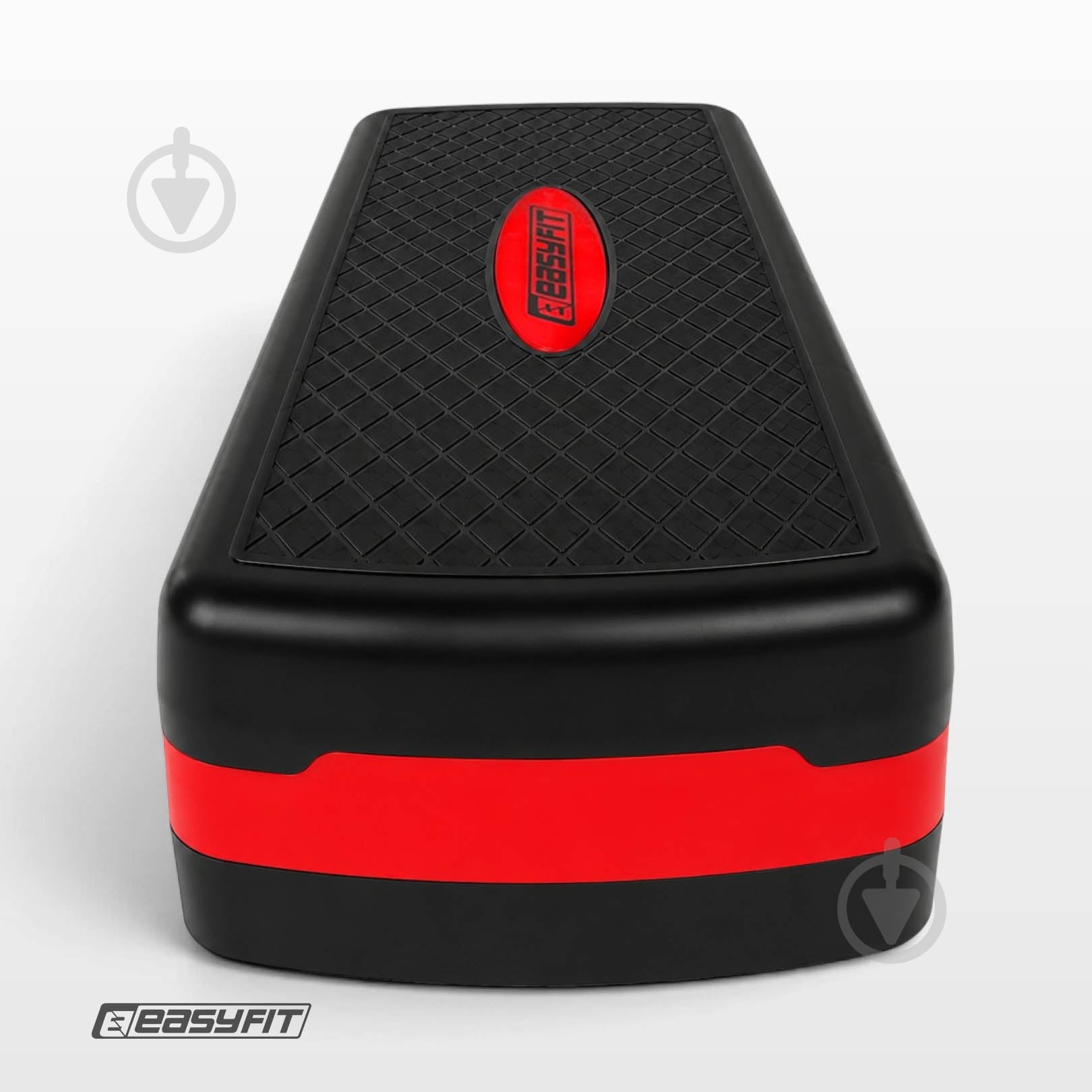 Степ-платформа EasyFit 2-ступінчаста чорний з червоним - фото 11