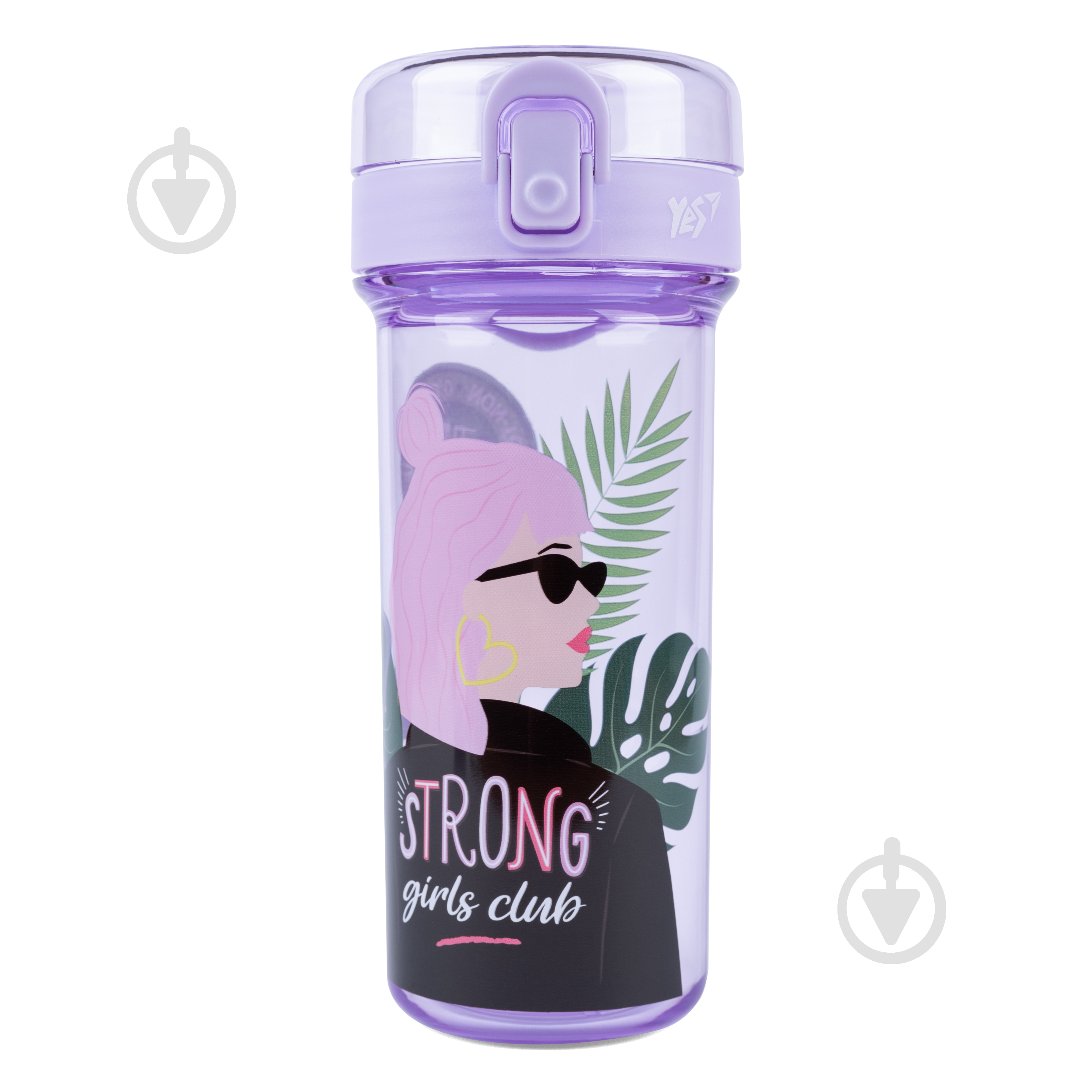 Бутылка для воды YES Strong Girls 430 мл - фото 1