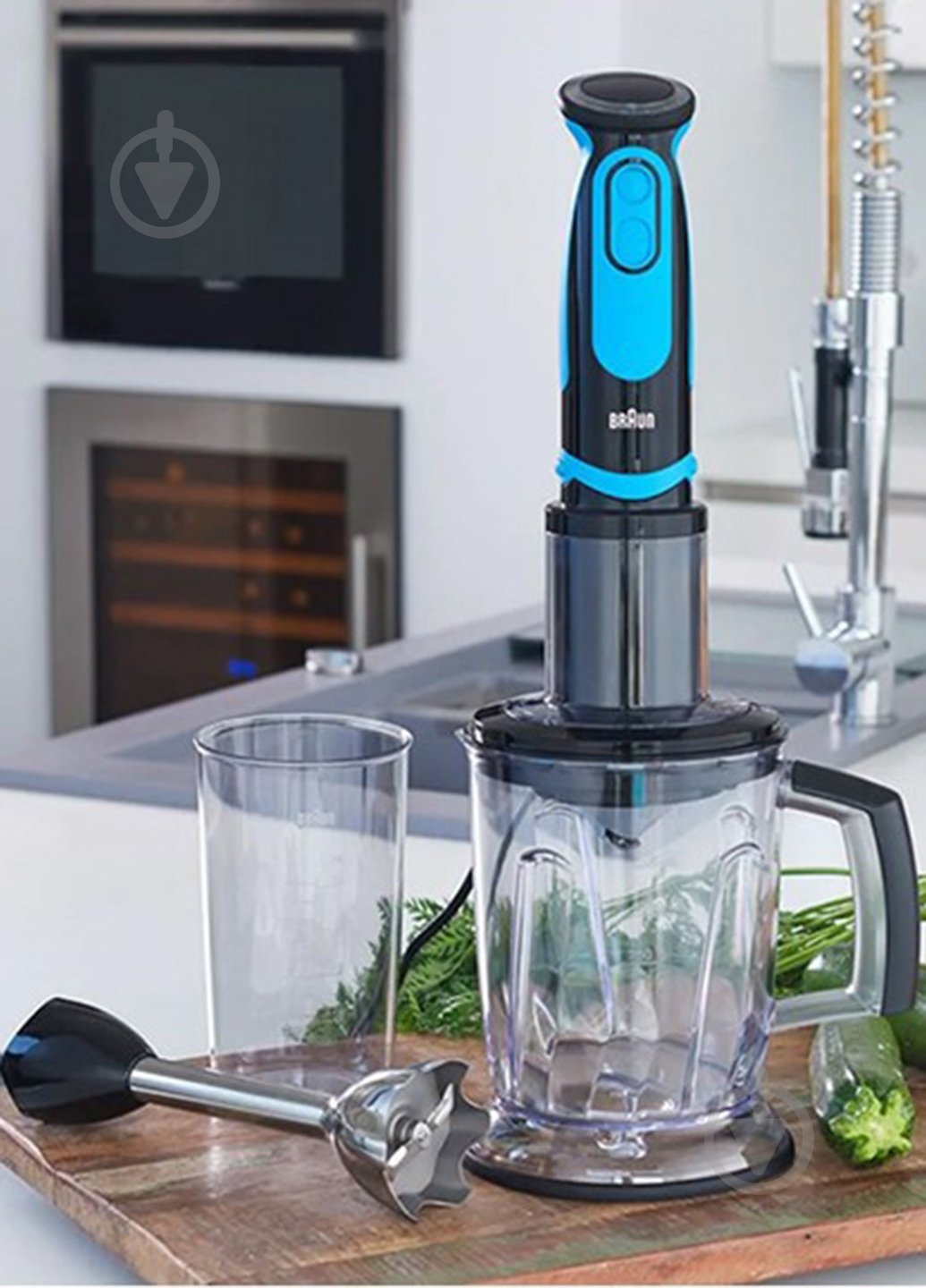Блендер погружной Braun MQ 5064 BK/BL SHAPE - фото 10
