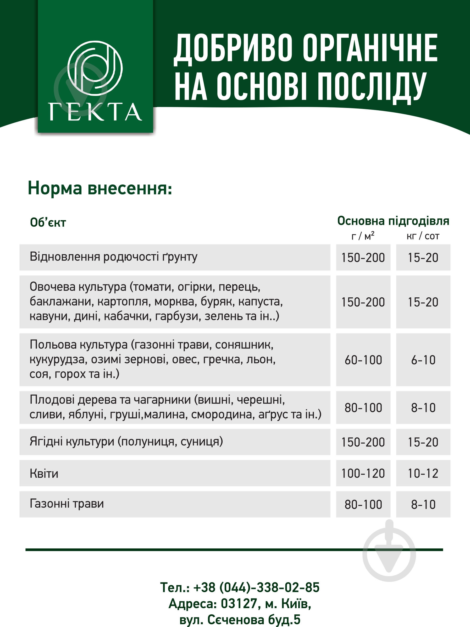 Удобрение органическое Гекта куриный помет гранулированный ферментированный 10 кг - фото 3