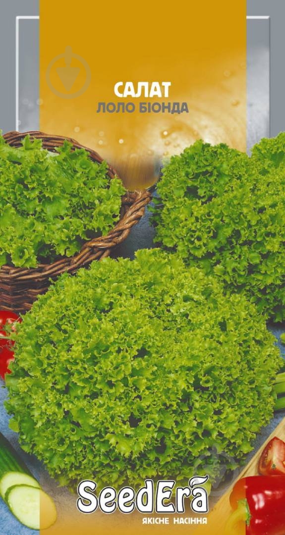 Семена SeedEra салат Лоло Бионда 10 г (4823073721308) - фото 1 Семена SeedEra салат Лоло Бионда 10 г (4823073721308) - фото 1