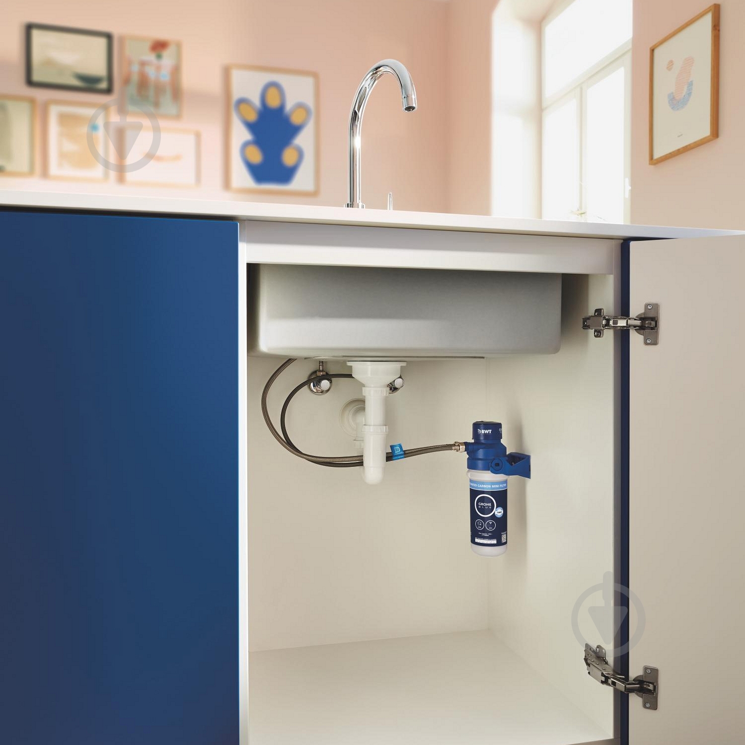 Смеситель для кухни Grohe Blue Pure StartCurve 30592000 з фільтром Blue S-Size 40404001 и головкой 6 - фото 6