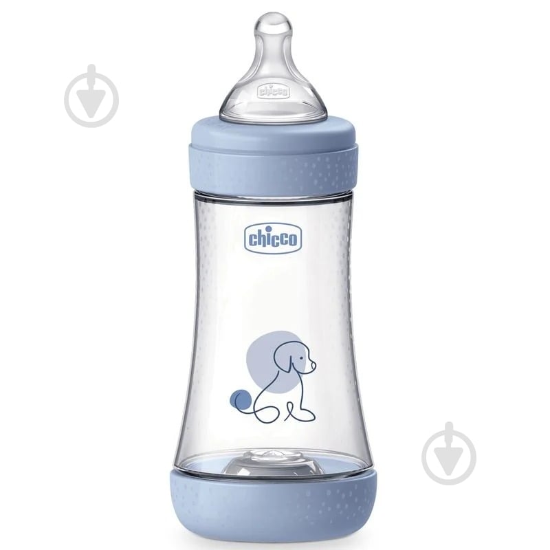 Бутылочка анатомическая PERFECT 5 Puppy 240 мл 2 м+ - фото 1