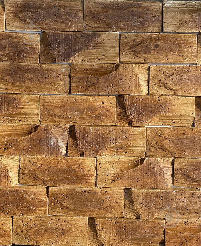 Плитка гипсовая прямая Gipsanit Wood 0,5 кв.м - фото 2 Плитка гипсовая прямая Gipsanit Wood 0,5 кв.м - фото 2
