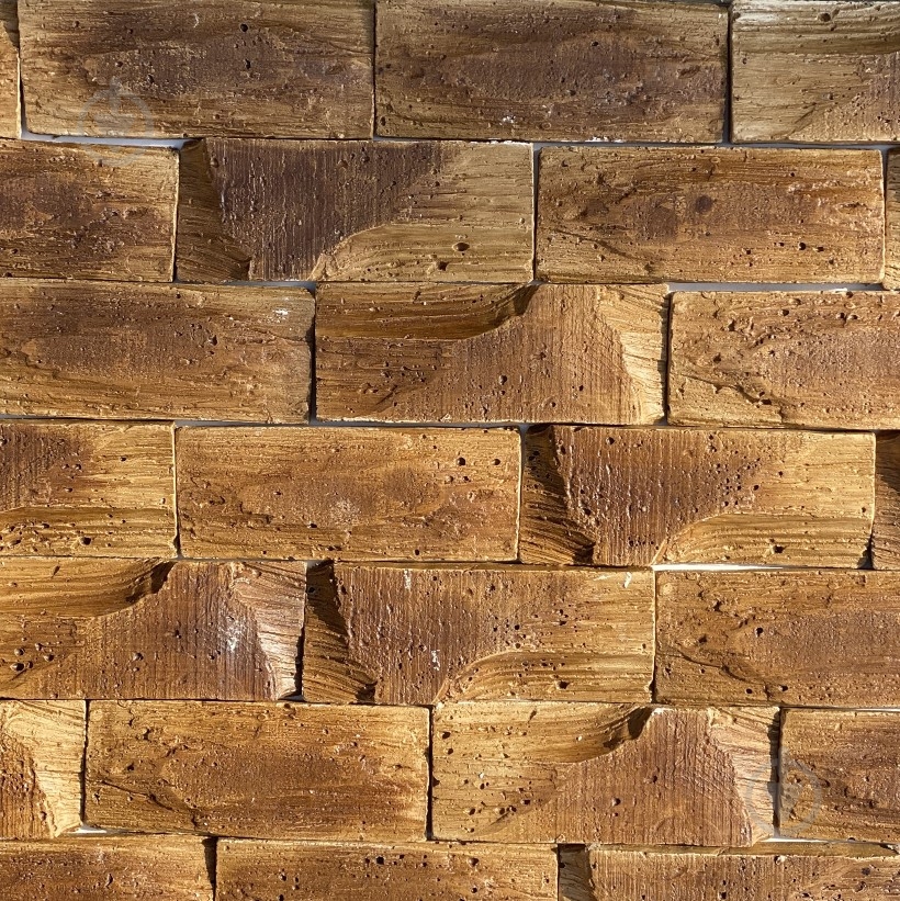 Плитка гипсовая прямая Gipsanit Wood 0,5 кв.м - фото 1 Плитка гипсовая прямая Gipsanit Wood 0,5 кв.м - фото 1