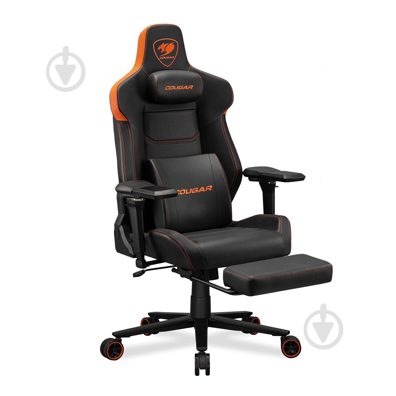 Кресло игровое ARMOR EVO М черный/оранжевый - фото 4