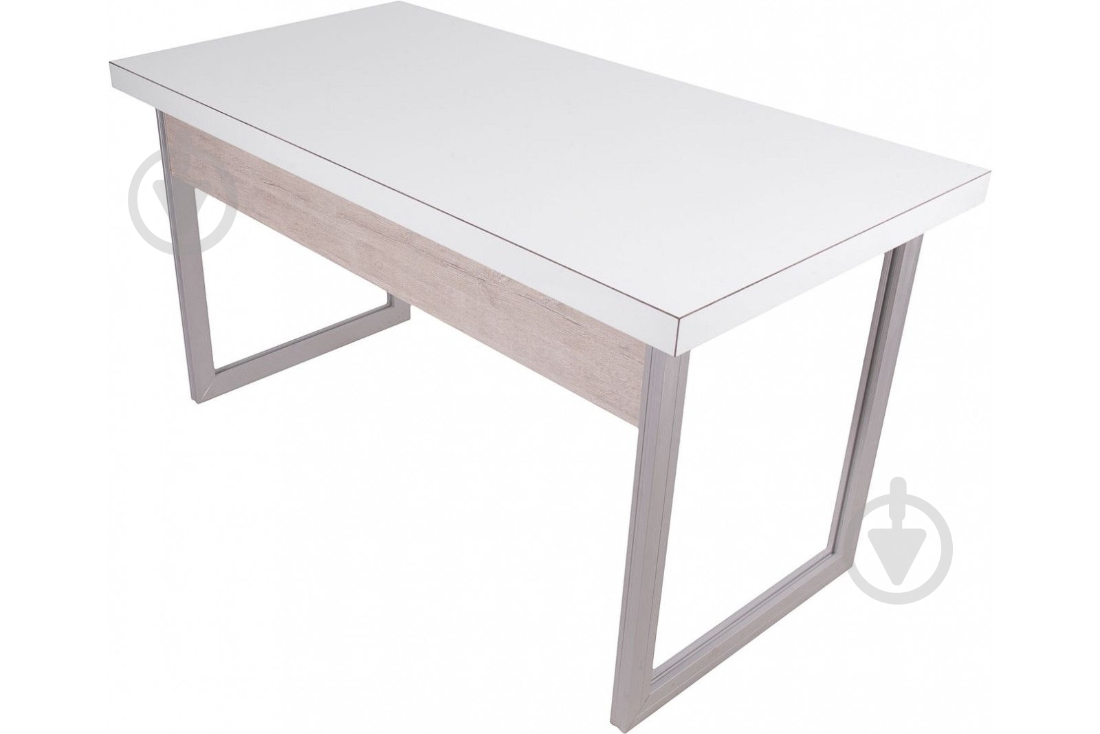 Стіл Barsky Office Allu White\Oregon - фото 1 Стіл Barsky Office Allu White\Oregon - фото 1