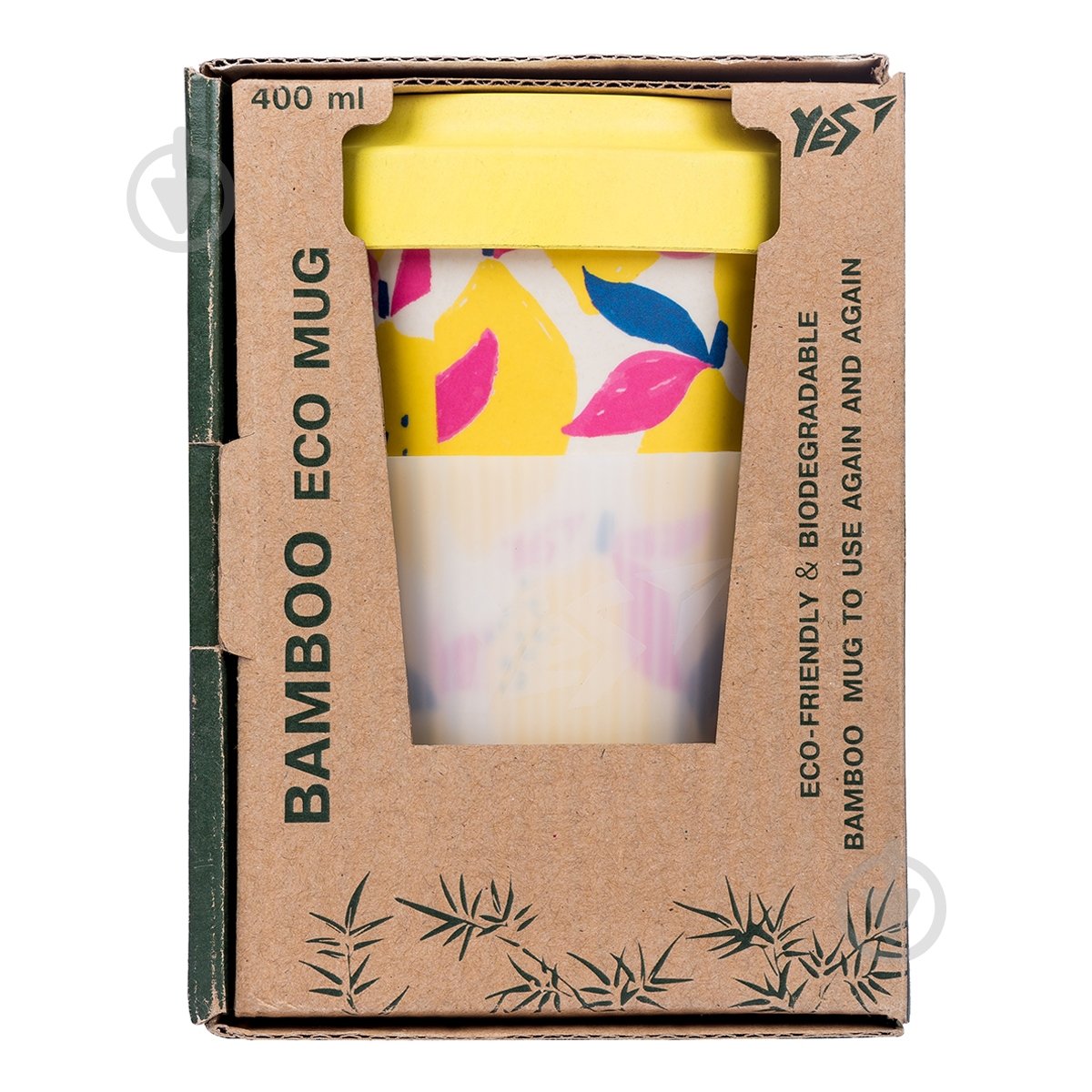 Стакан YES з бамбука Hotch Potch Lemonade 400 мл - фото 2