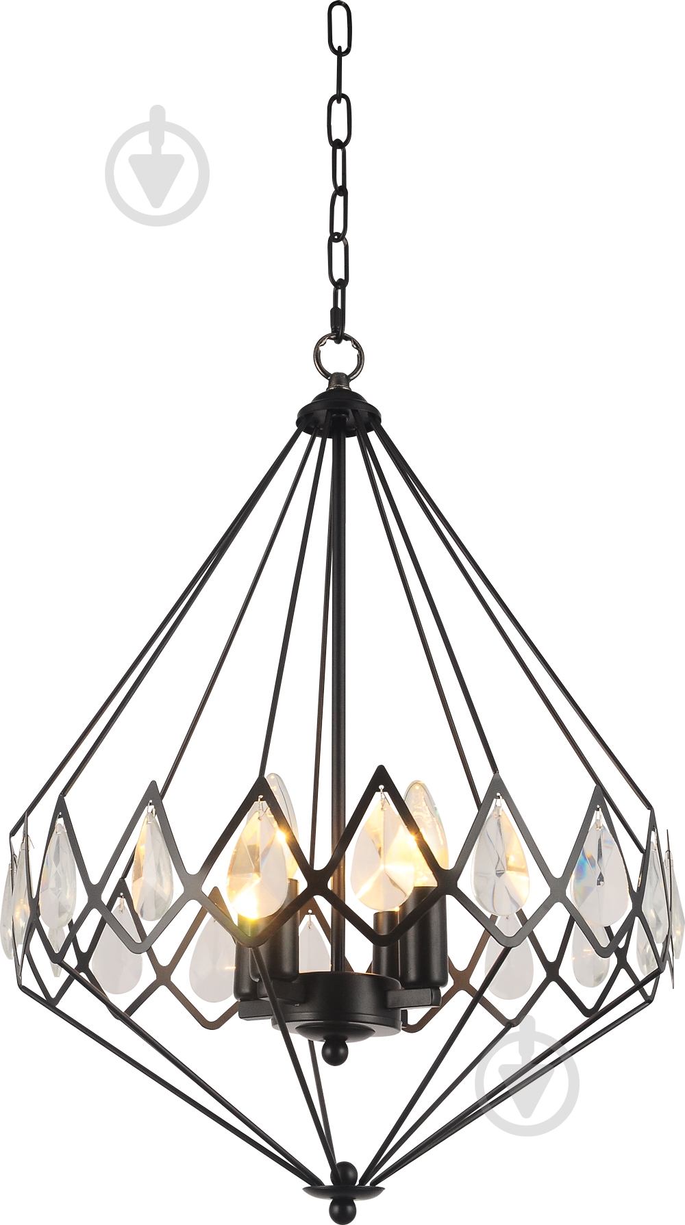 Люстра подвесная Blitz 4x40 Вт E14 черный 7111-33 - фото 1