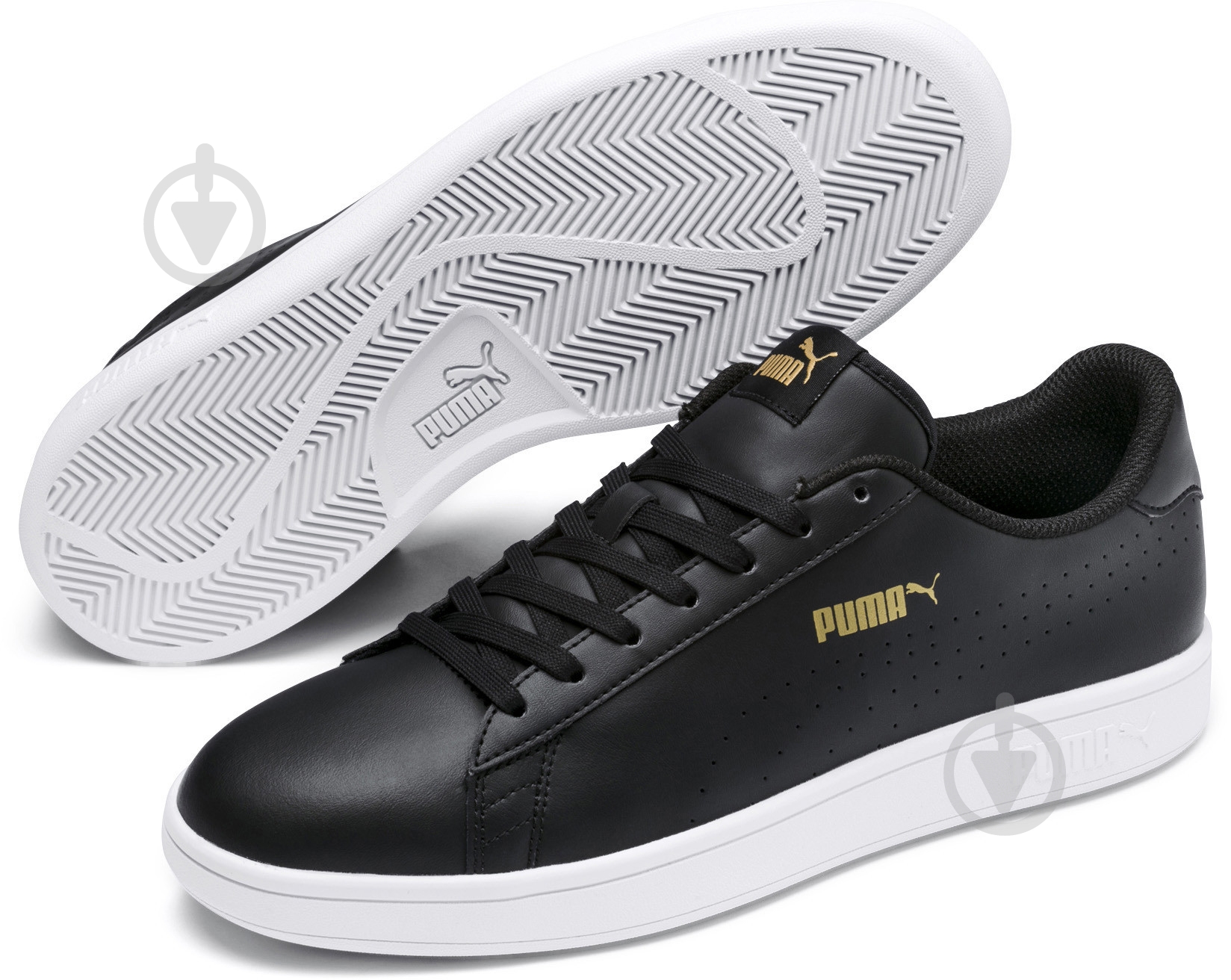 Кроссовки женские демисезонные Puma Puma Smash v2 L Perf 36521310 р.36 черные - фото 2 Кроссовки женские демисезонные Puma Puma Smash v2 L Perf 36521310 р.36 черные - фото 2
