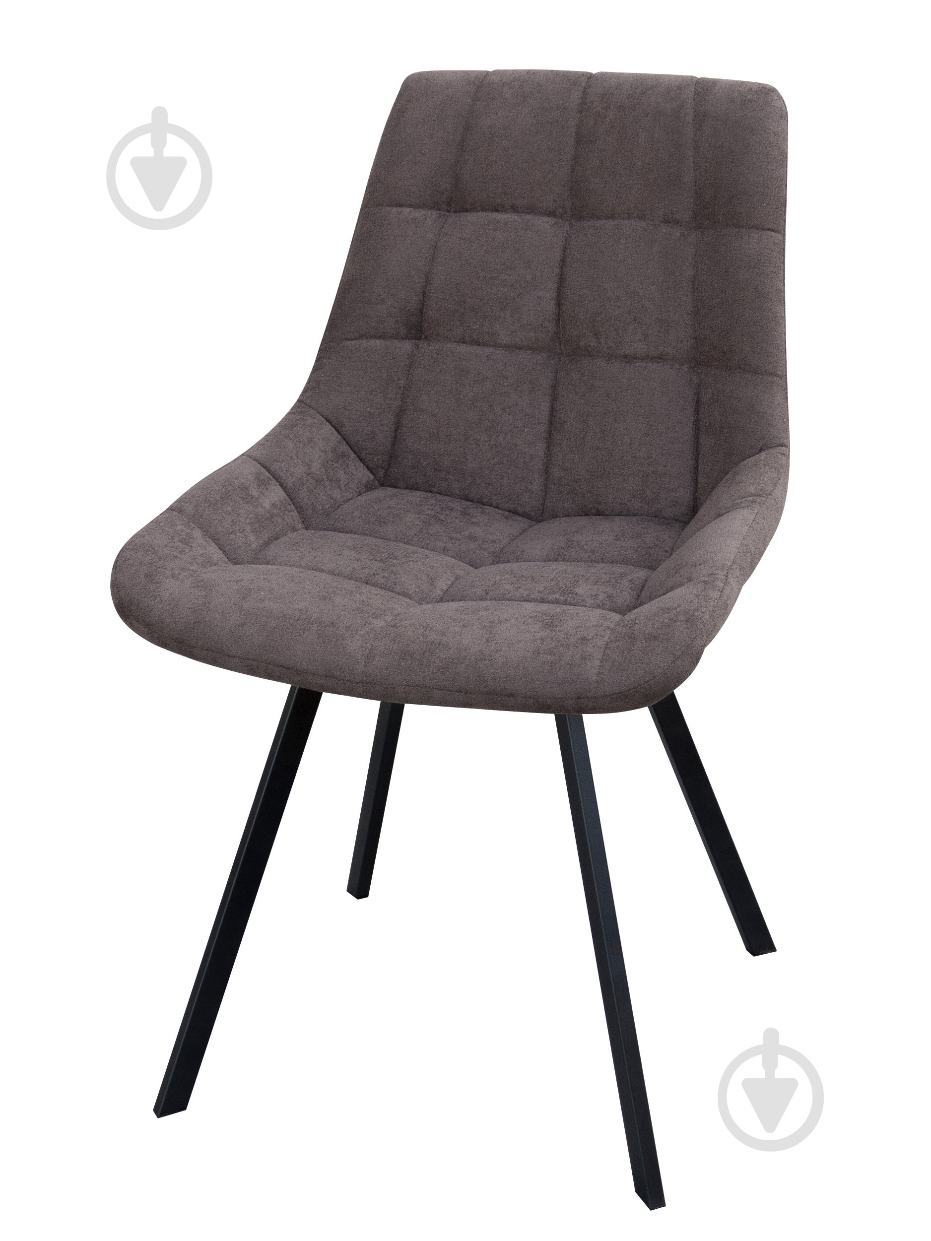 Стул NICOLE темно-серый / черный - фото 1