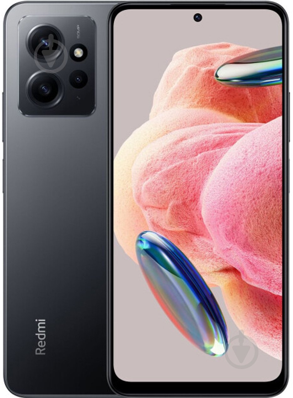 Смартфон Xiaomi Redmi Note 12 4/128GB onyx gray (980128) - фото 1