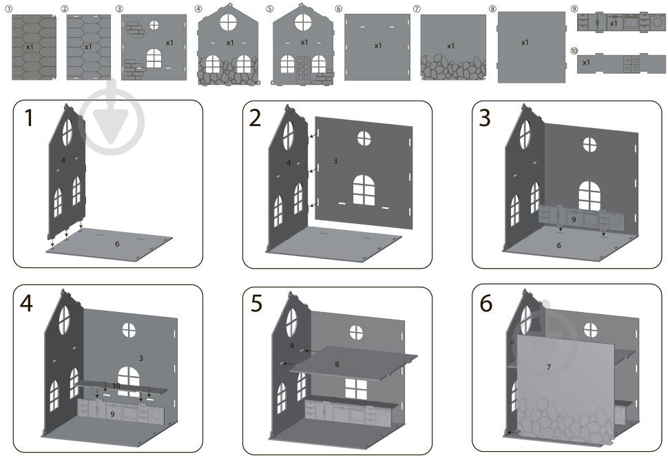 Игрушка Зірка Домик игрушечный - фото 6