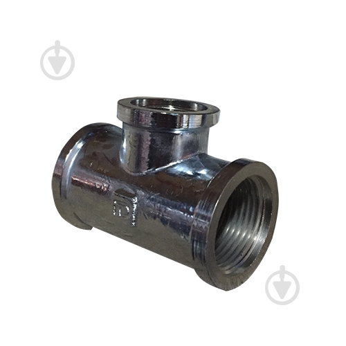 Тройник редукционный ВВВ FADO S.r.l T04C хром 3/4 "x1/2 "x3/4" - фото 2