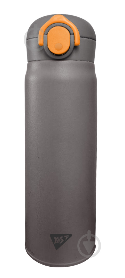 Термос YES Fusion 500 мл серый - фото 1