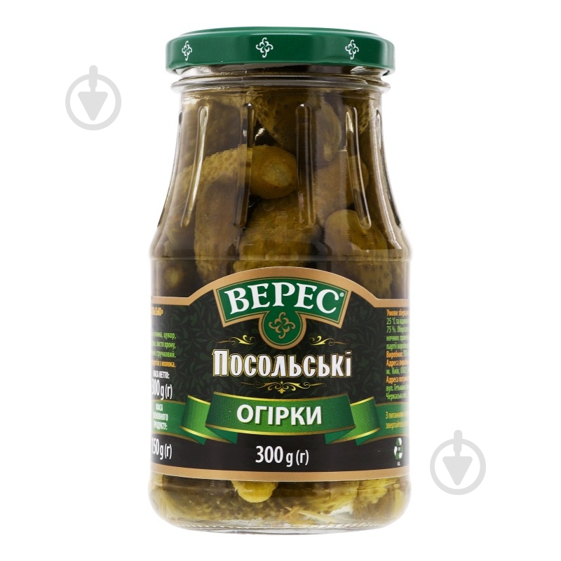 Огурцы Верес Посольские 300 г - фото 1 Огурцы Верес Посольские 300 г - фото 1