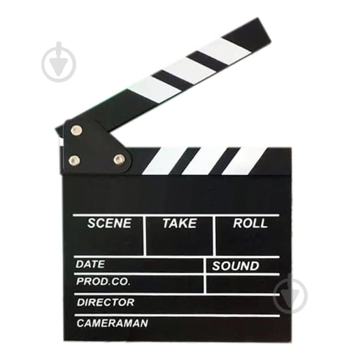 Сувенир кинохлопушка FG230510201D 27х30х1 см черный с белым - фото 1