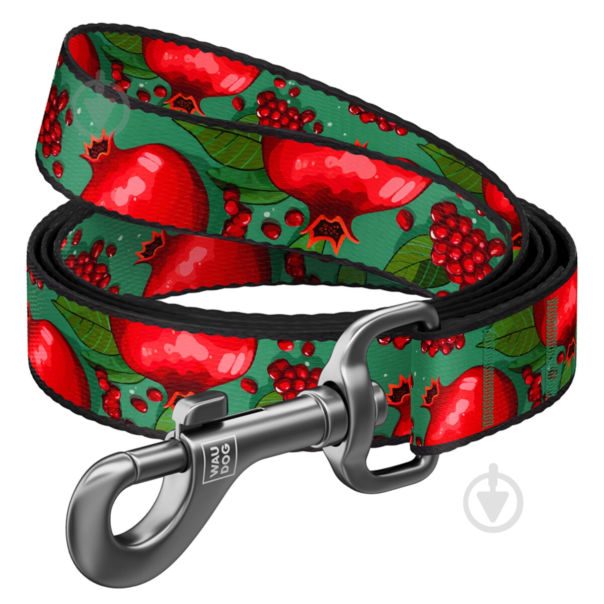 Поводок Waudog Nylon рисунок "Гранаты" М Ш20 мм Д122 см - фото 1 Поводок Waudog Nylon рисунок "Гранаты" М Ш20 мм Д122 см - фото 1