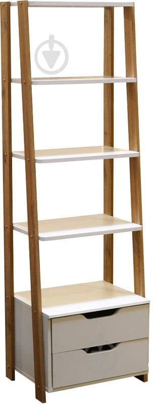 Полка Бордо 520x1650 мм белый/дуб тахо - фото 1