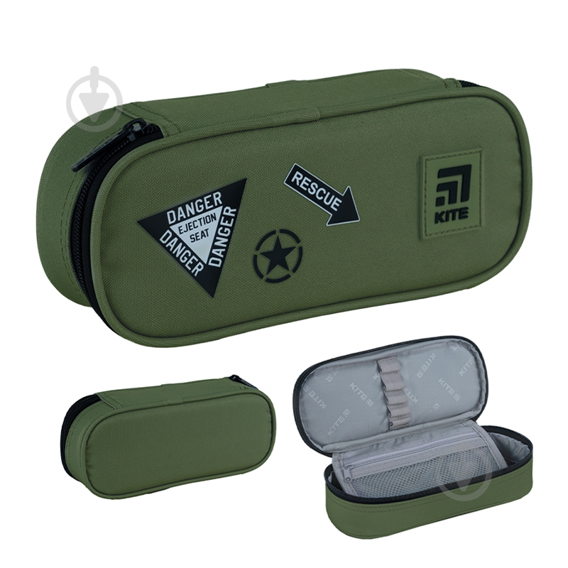 Пенал 599-12 KITE хакі - фото 1